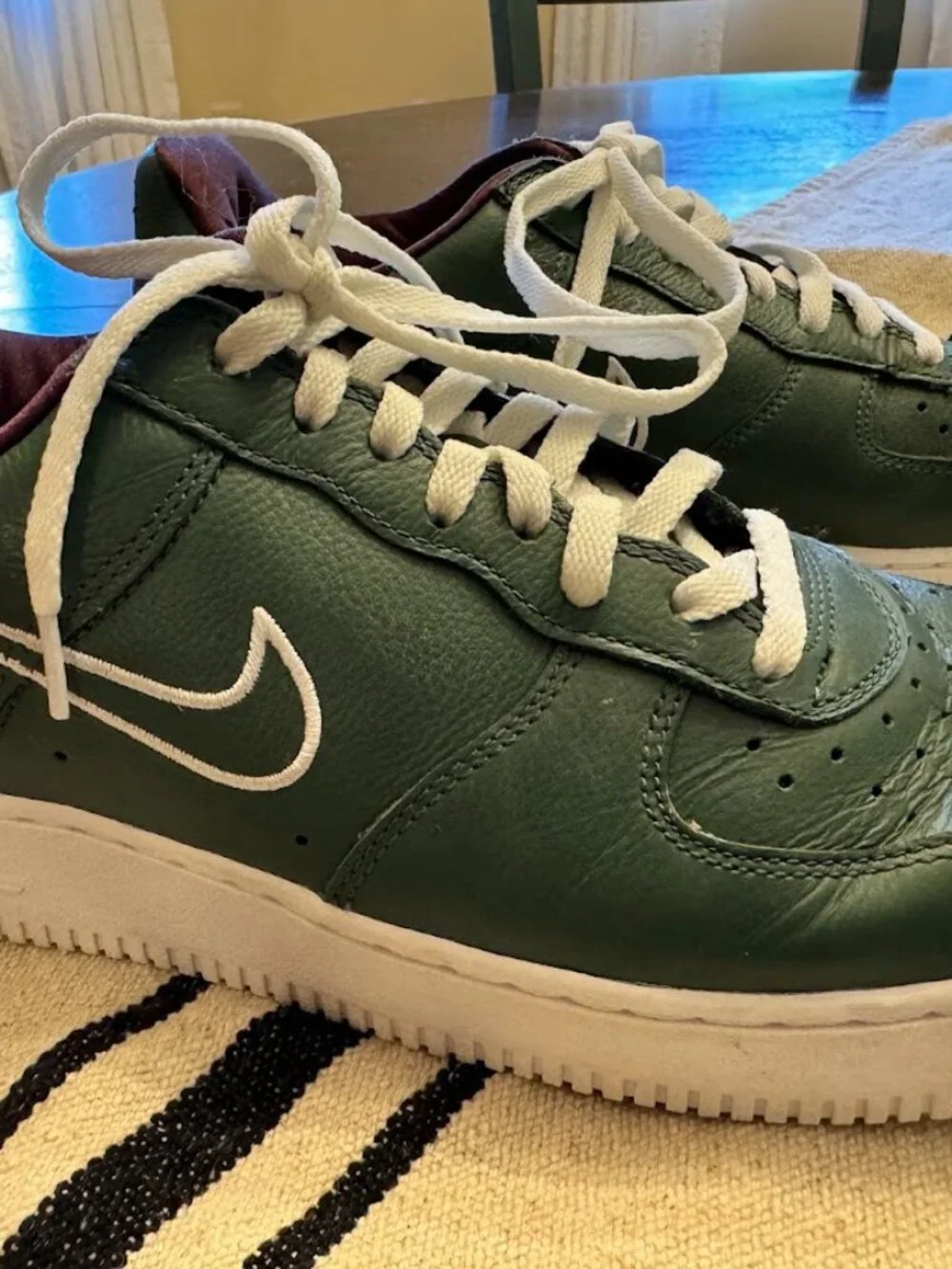 2018 Hong Kong Nike Air Force 1 Low Retro Deep Forest 845053-300 Size 9.5